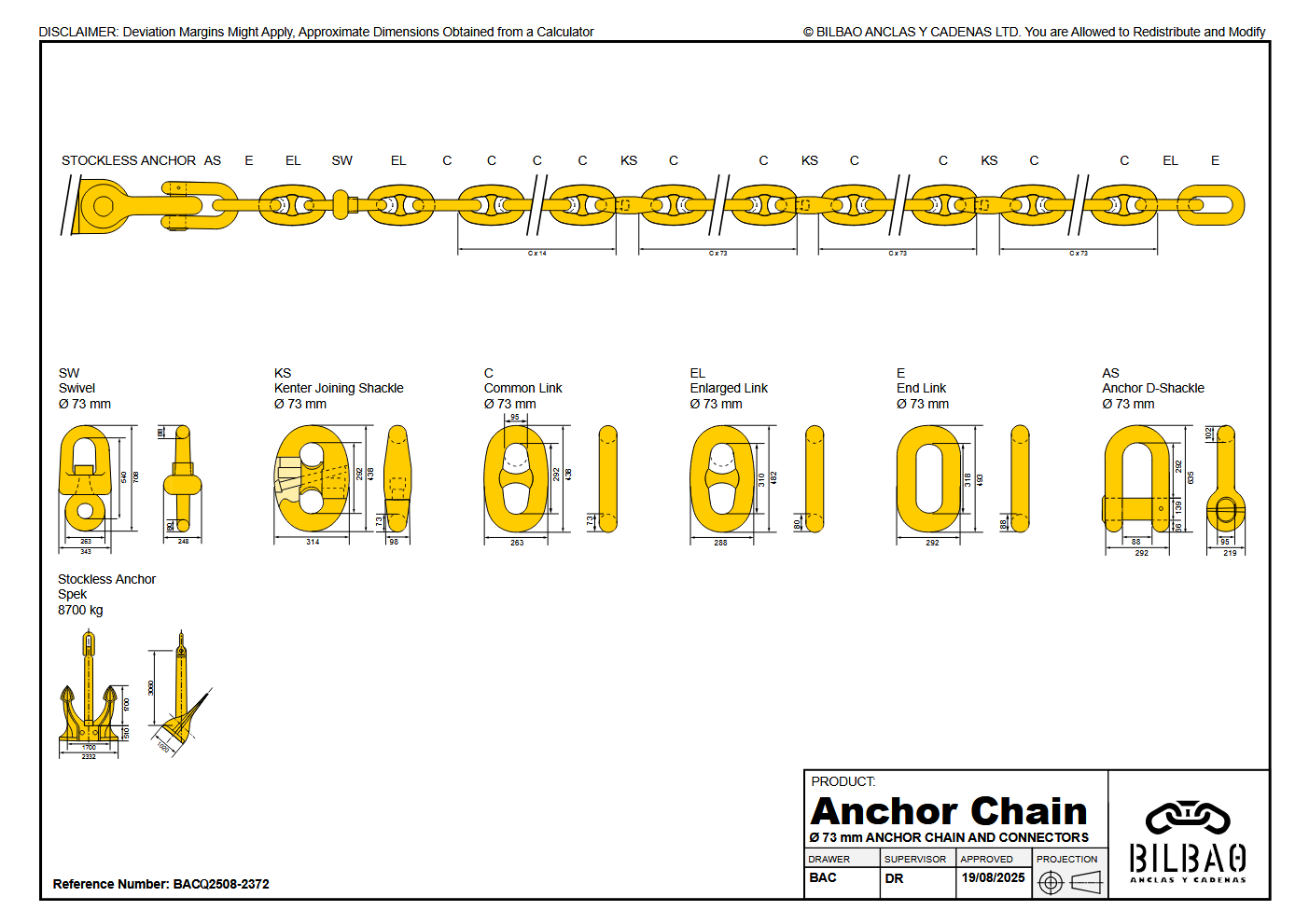 Anchor Chain Technical Drafter